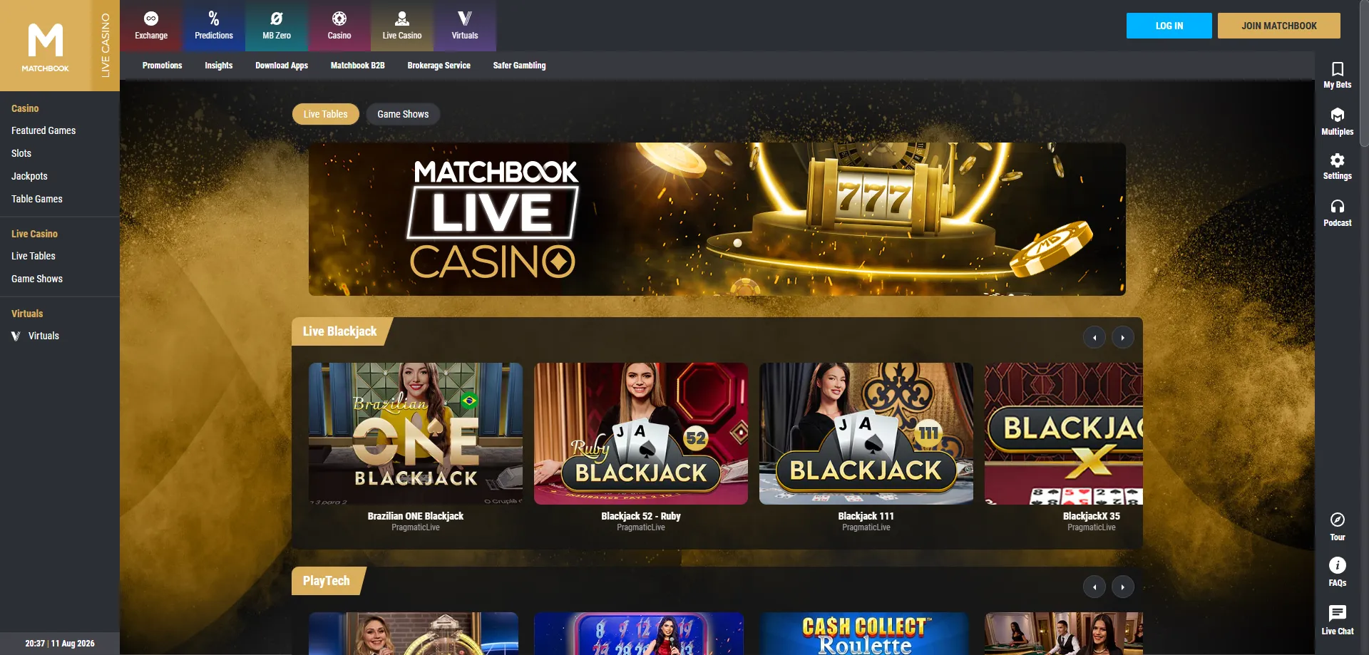 Matchbook Casino bonos de bienvenida &mdash; primer dep&oacute;sito hasta &euro;500 m&aacute;s giros gratis