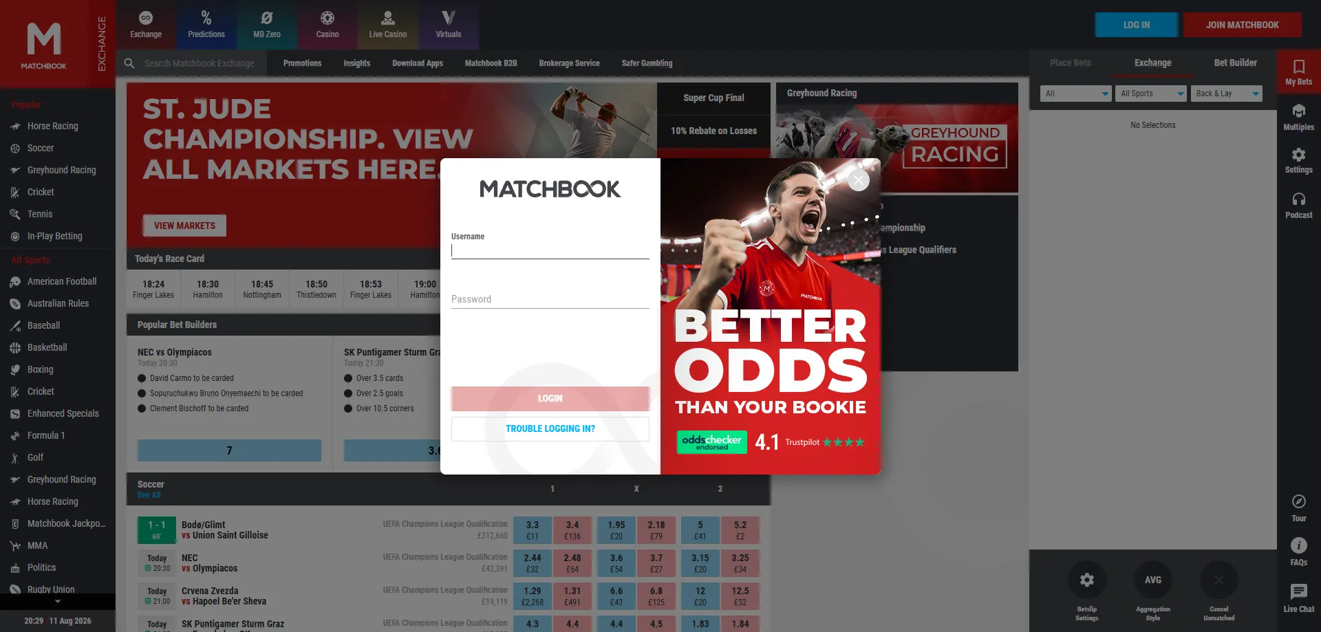 Matchbook Casino inicio de sesi&oacute;n &mdash; acceso r&aacute;pido a tu cuenta